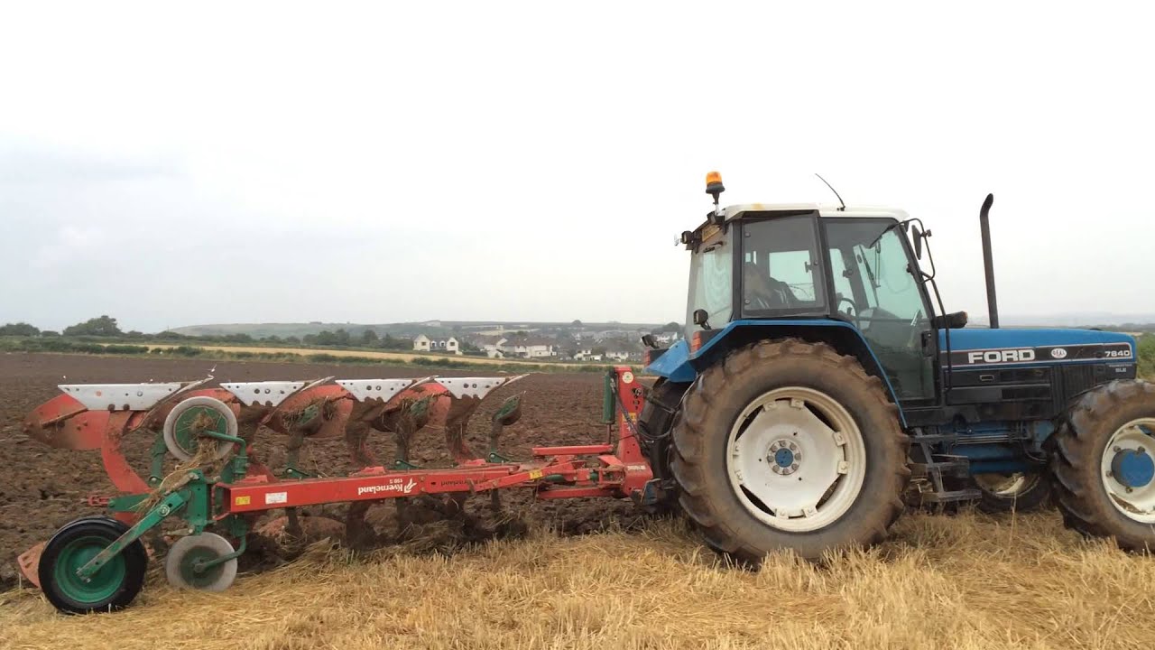 Ford 7840 and Kverneland plough
