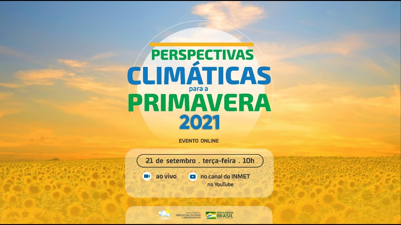 Perspectivas climáticas para a Primavera 2021