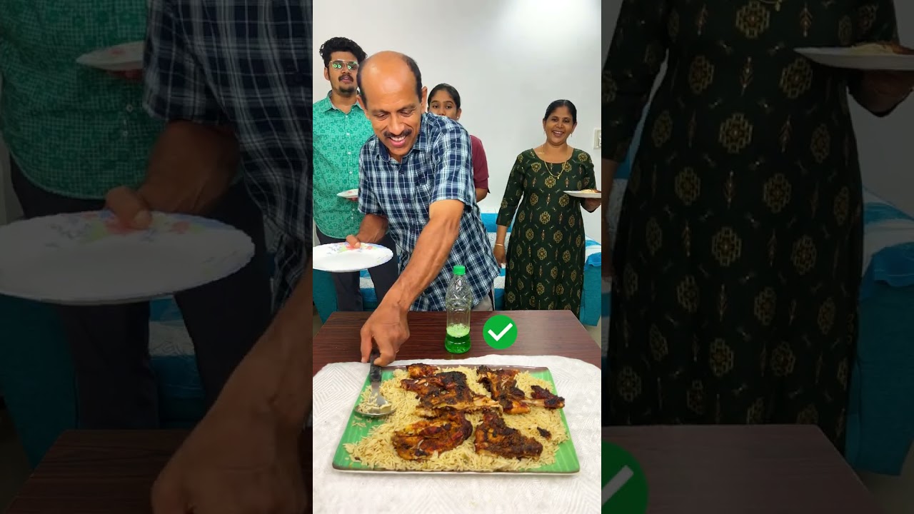 Bottle Flip And Eat Chicken Mandi Challenge #shorts