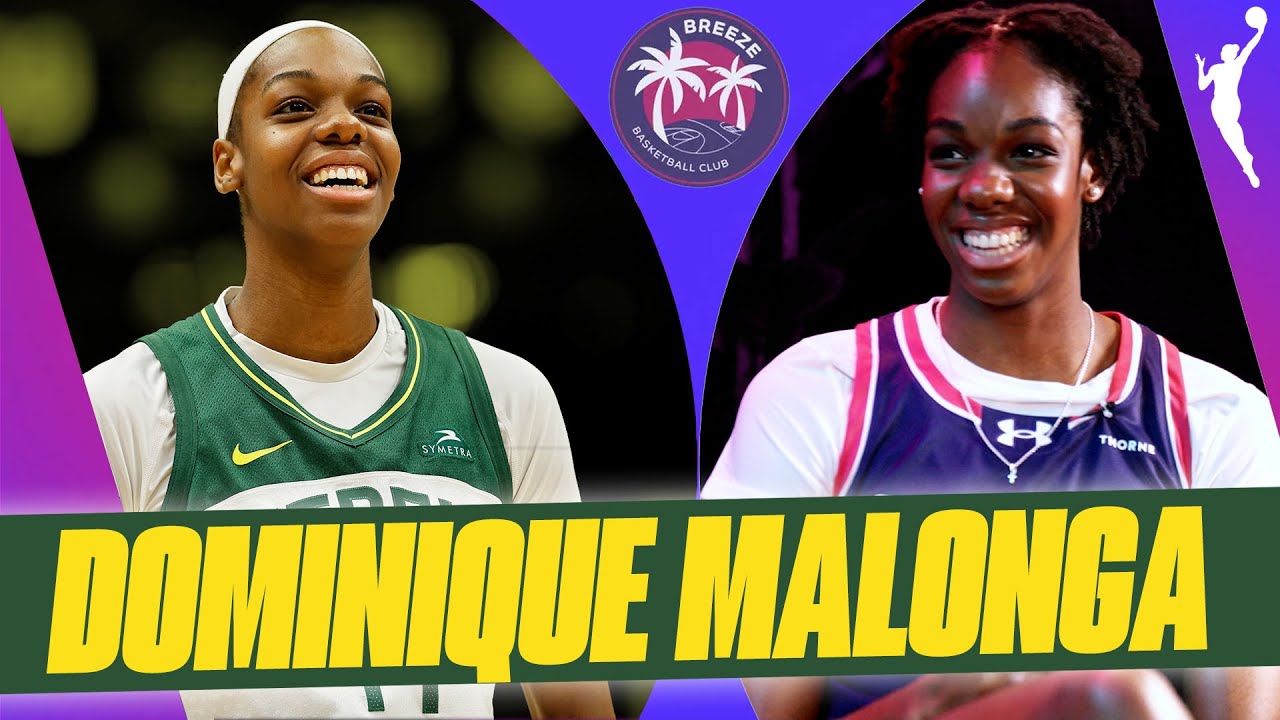 Dominique Malonga Speaks on Dunking in Unrivaled & Playing Cam Brink 1-on-1 | Around the W