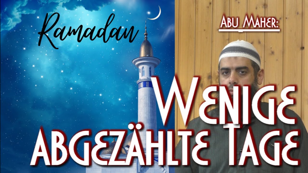 WENIGE ABGEZ&Auml;HLTE TAGE mit Abu Maher in Braunschweig
