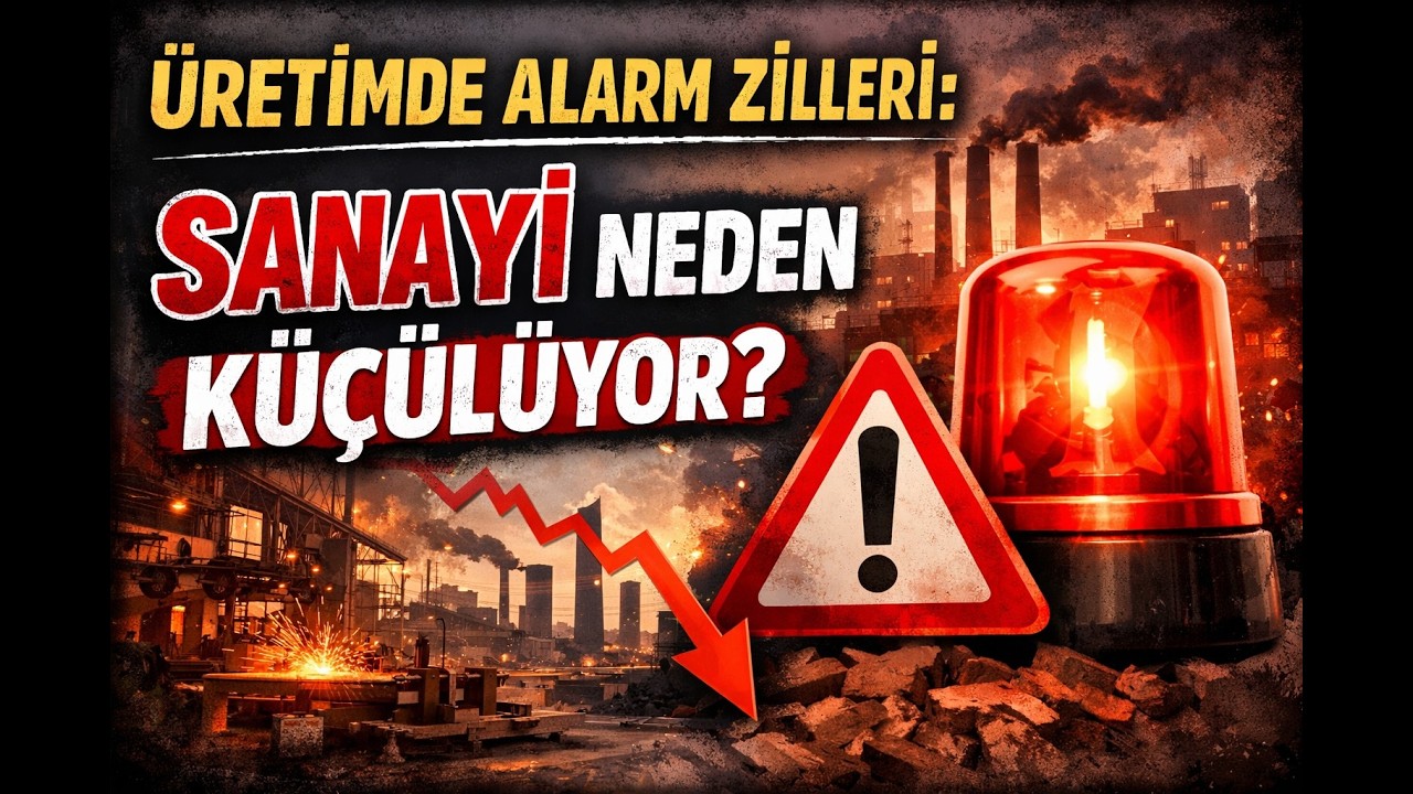 📉 İmalatta daralma 22 aydır sürüyor! Bu ne anlama geliyor?