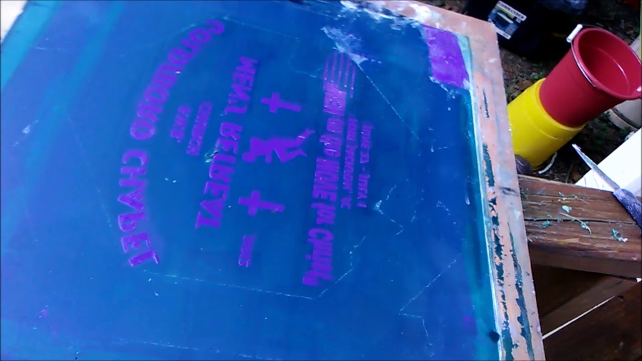 How to Reclaim screens using bleach
