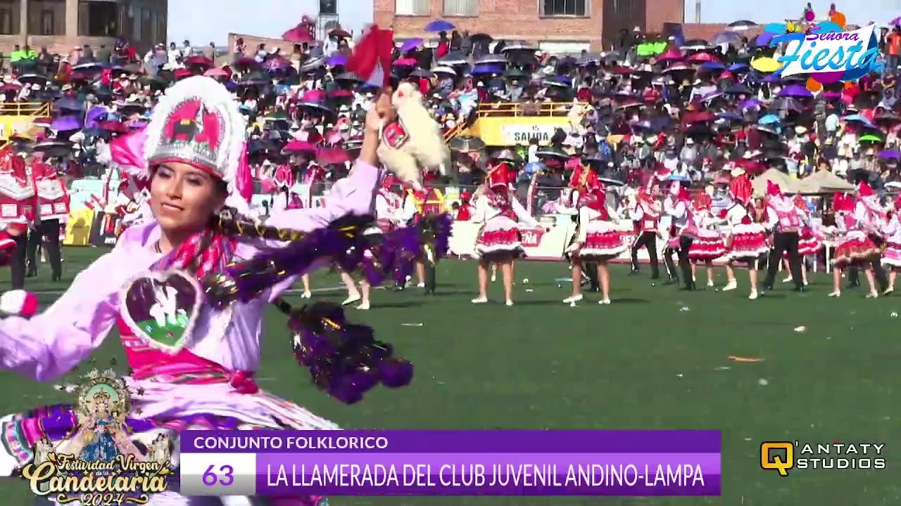 CONJUNTO FOLKLORICO  LA LLAMERADA DEL CLUB JUVENIL ANDINO-LAMPA