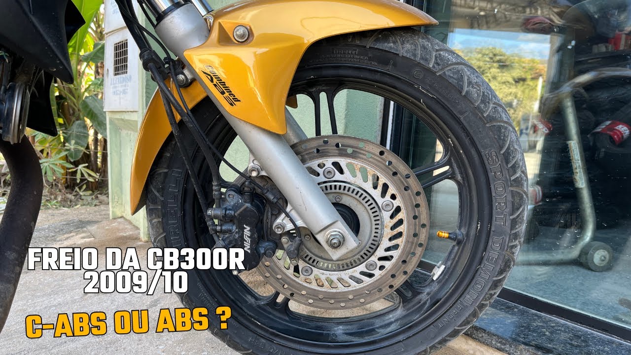 Cb300r 2009/10 - Freio C ABS ou ABS diferença e qual é o da minha CB