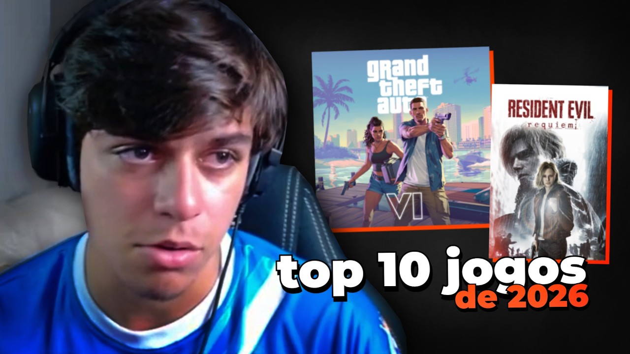 Os 10 jogos que podem DOMINAR 2026 (e outros)