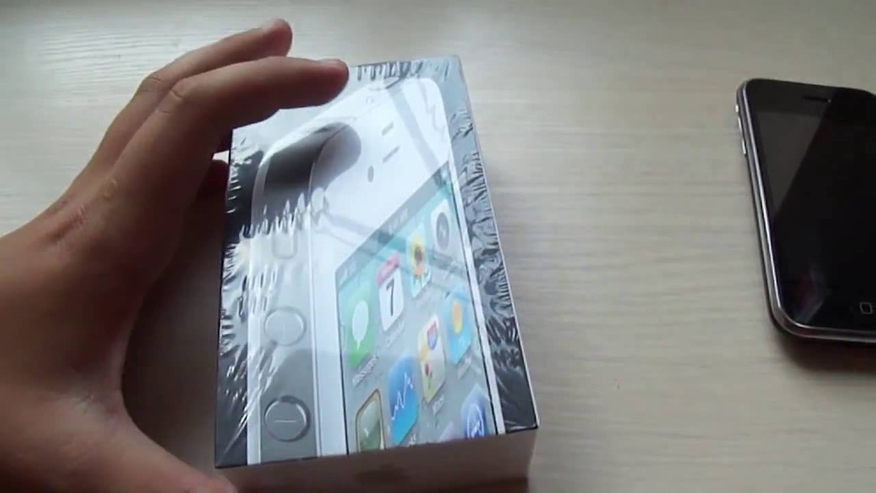 Распаковка iphone 4 от канала Mechememe