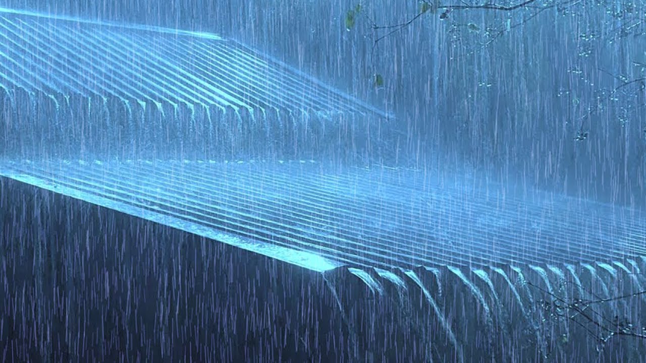 ASMR Magic Sleep Sounds: Heavy Rain on Tin Roof ✨ Deep Relaxation for Stress Relief