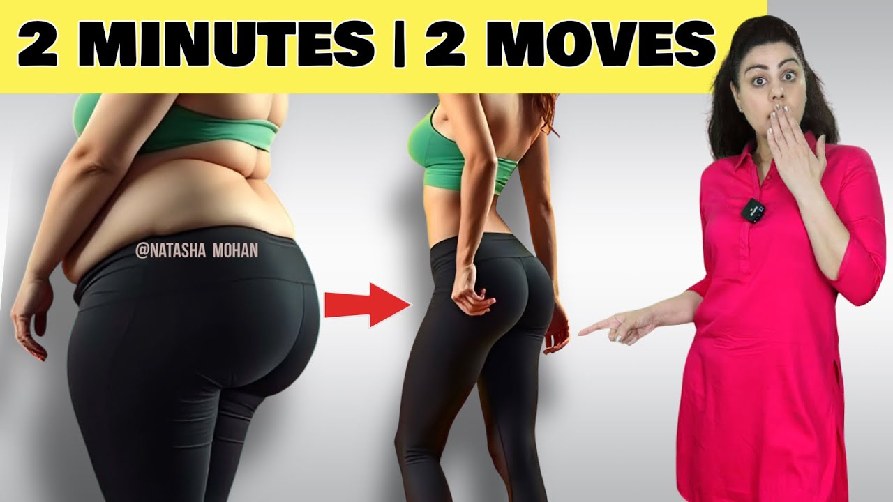 Don't RUN Or SQUAT, If You Have Fat On Your Hips & Thighs! Do These 2 MOVES & Get Slim Legs