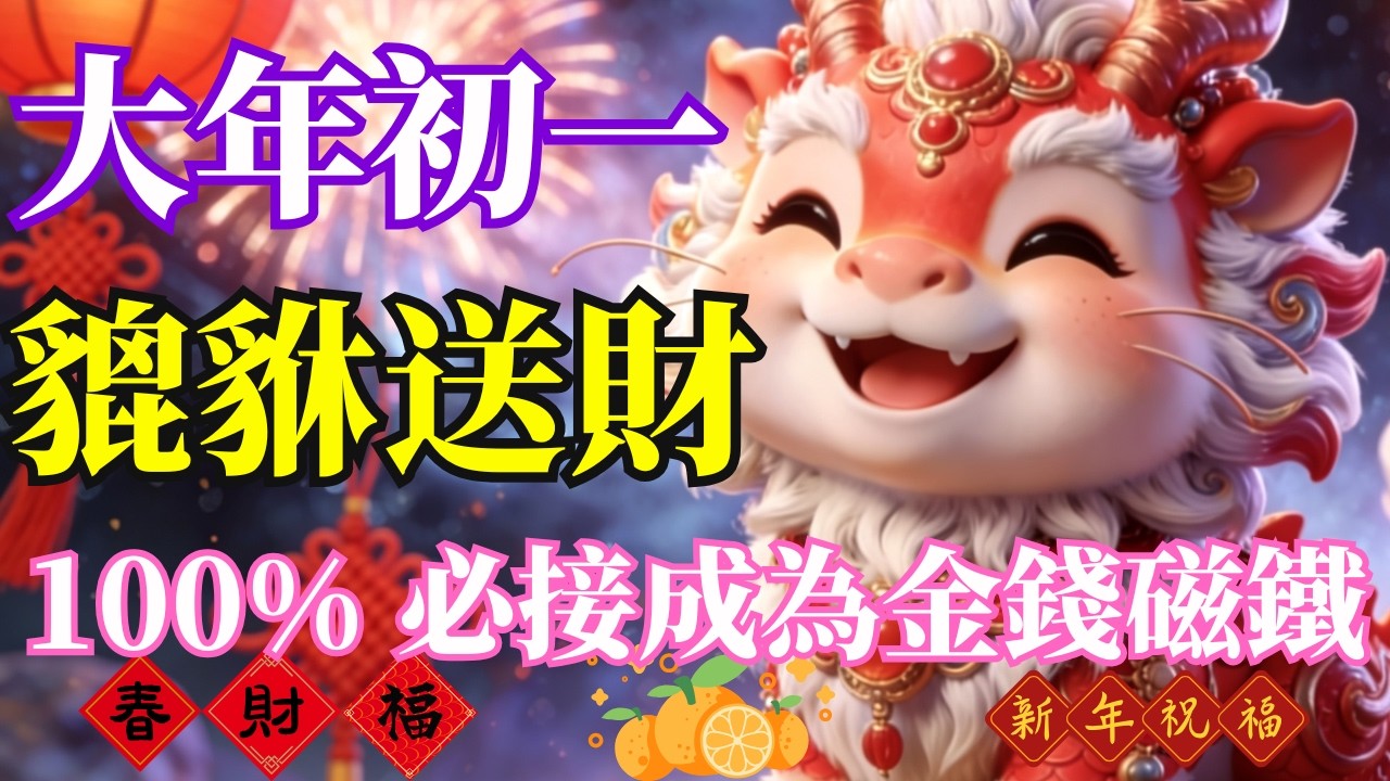 💰大年初一開財門｜貔貅吸財能量正式啟動⚠️100%靈驗吸金頻率聽完立刻轉旺財運｜成為金錢磁鐵｜財富只進不出｜吸引力法則 能量音樂 財富顯化✨聽完錢就來了✨ 馬上有錢｜馬上進帳｜馬上轉旺
