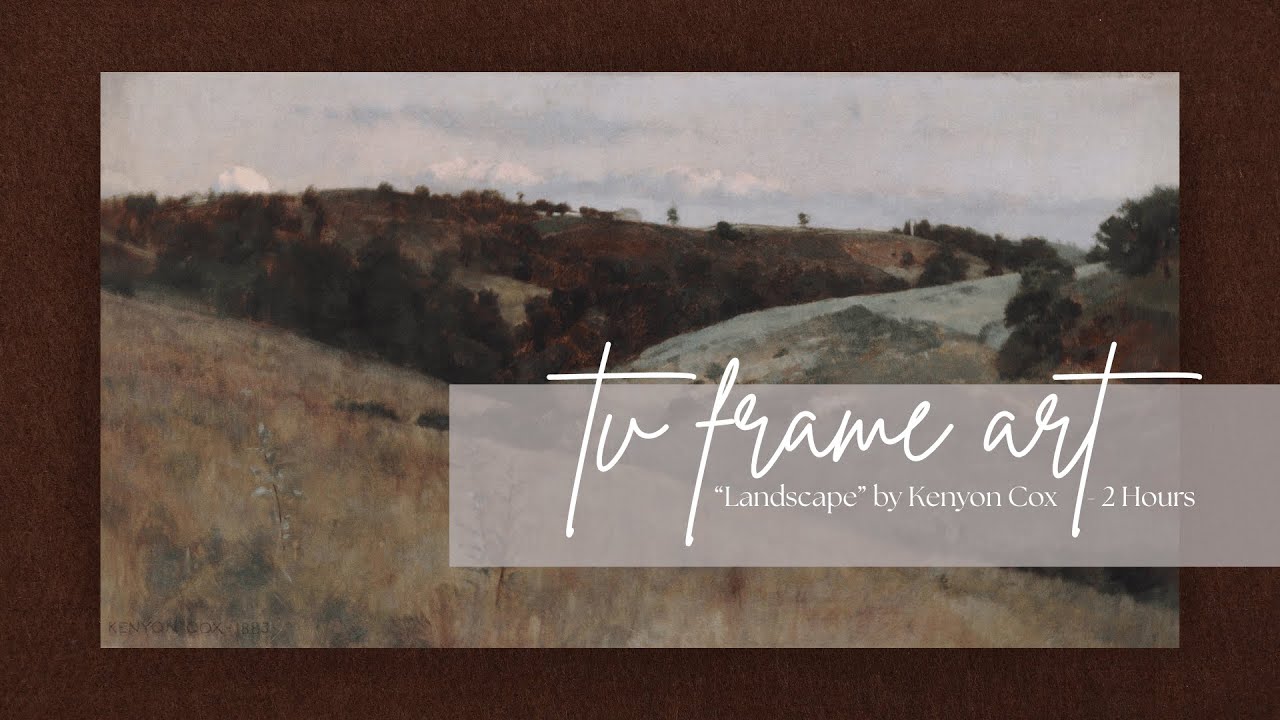 Frame TV Oil Painting Background | Fall Landscape | Art Screensaver for TV | One Scene - 2 Hours