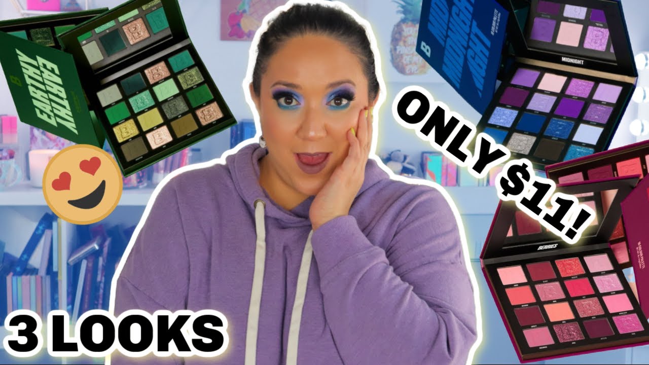 By Beauty Bay BERRIES, EARTHY, & MIDNIGHT 16 Colour Palettes| 3 Looks + Swatches