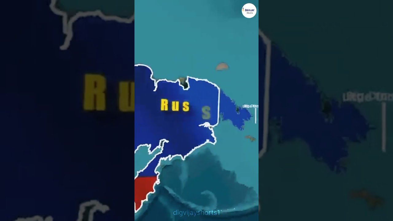 USA and Russia are actually close to each other! 