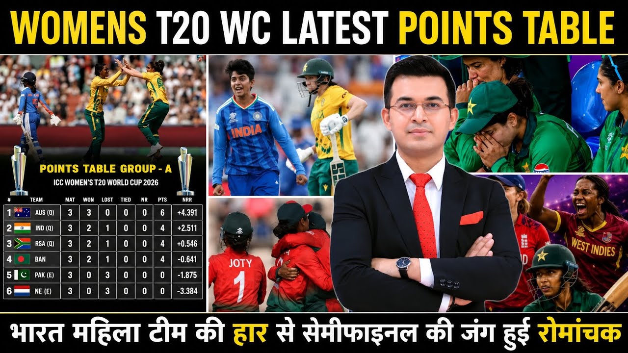 Women's T20 WC Latest Points Table | South Africa's Win Changes the Points Table Equation
