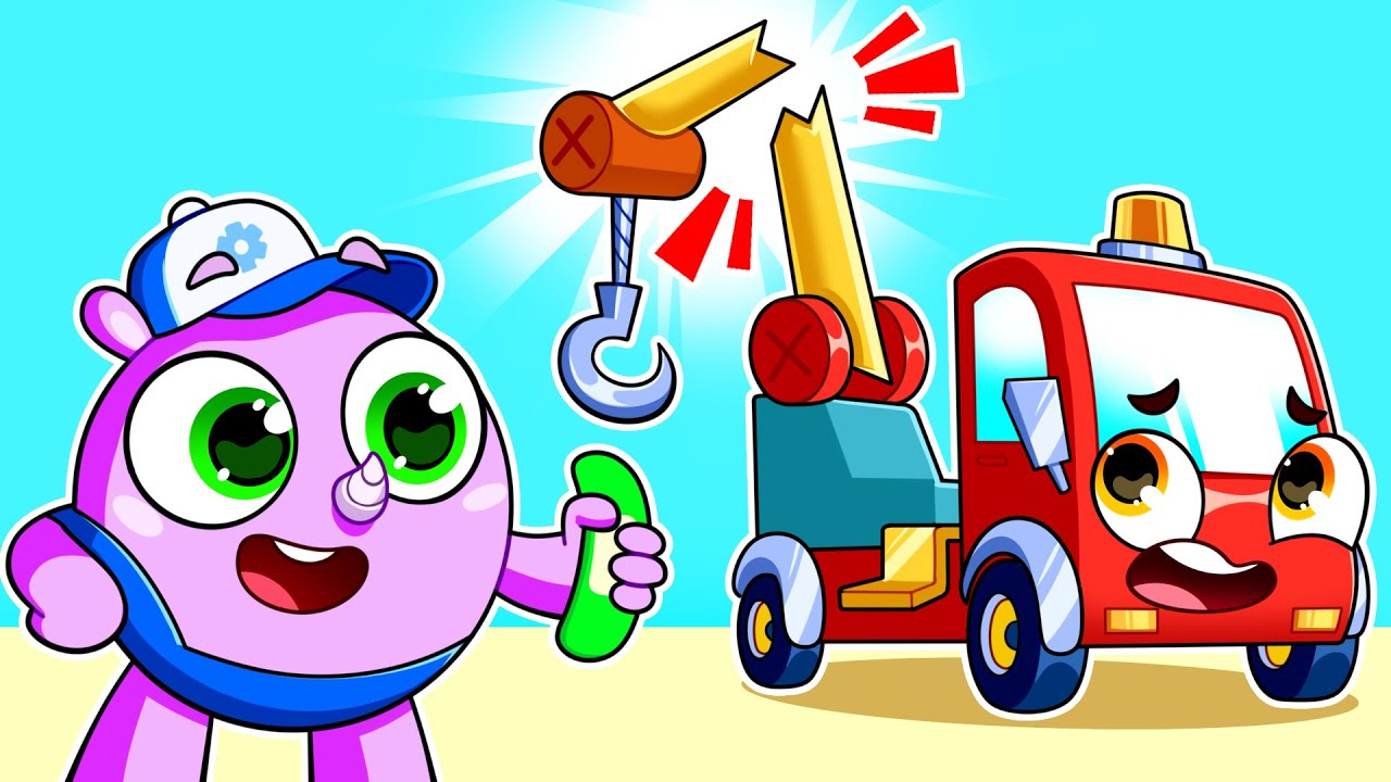 🚛 Construction Vehicle Emergency: Find the Boo‑Boo! 🚧🩺 KiddyHacks