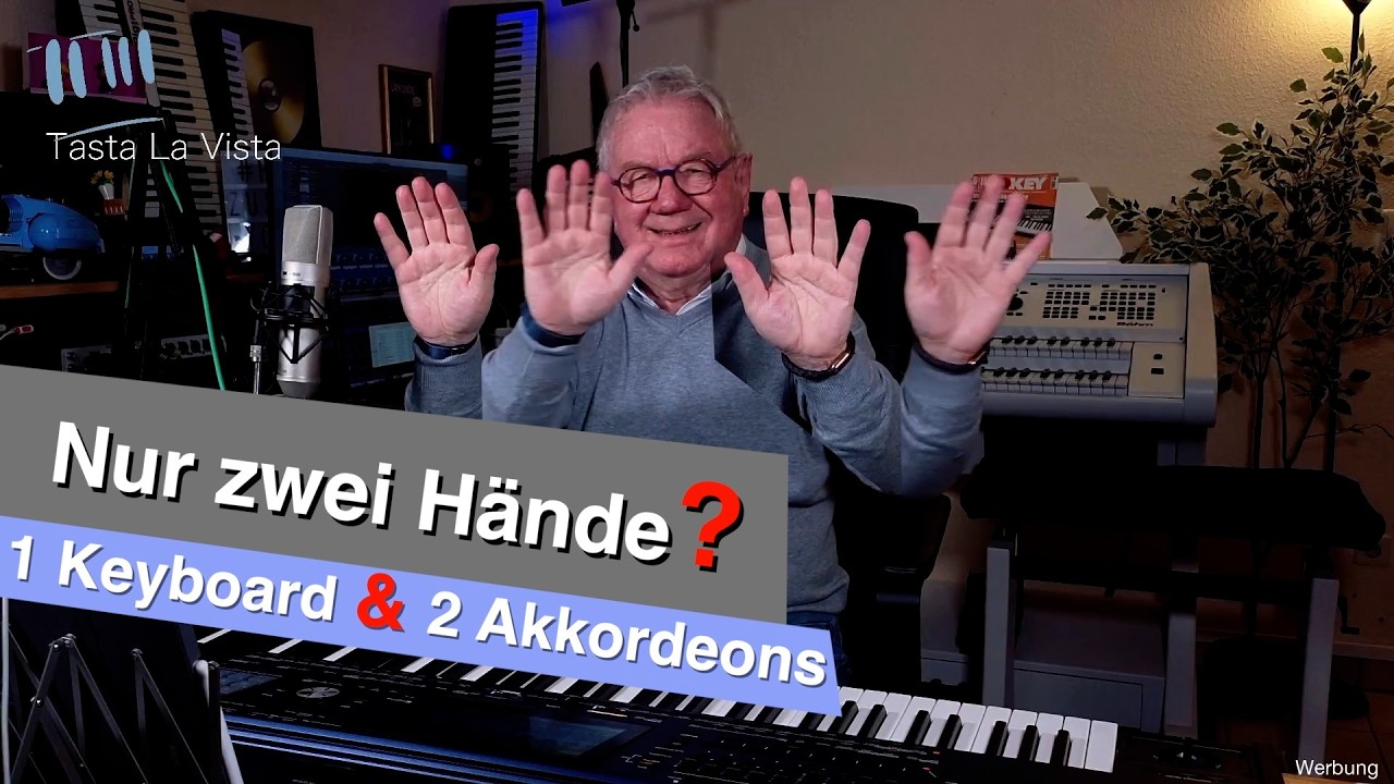 Ein Keyboard muss sich zwei Akkordeons teilen ...