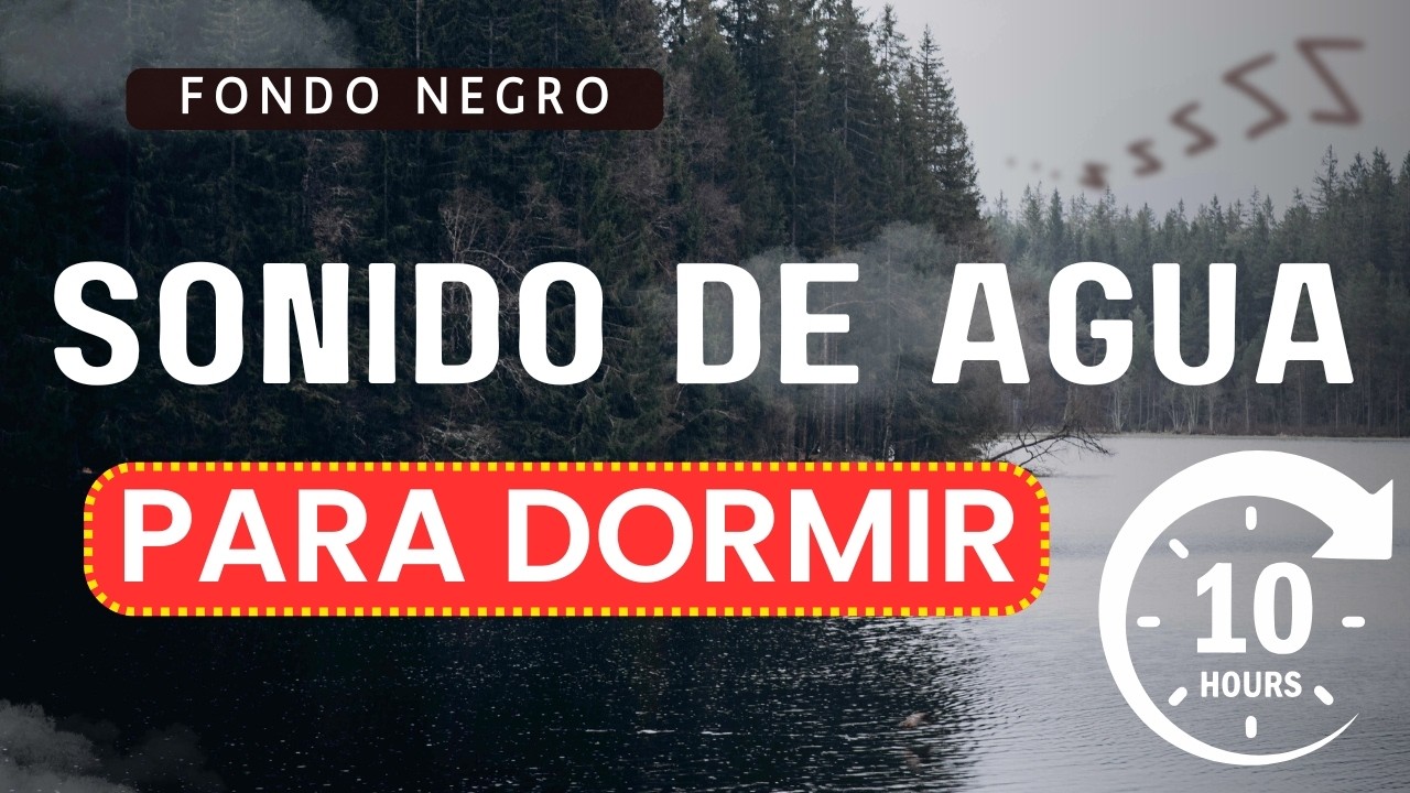 SONIDO DE AGUA CORRIENTE PARA DORMIR | WATER SOUNDS FOR SLEEP | नींद के लिए पानी की ध्वनि