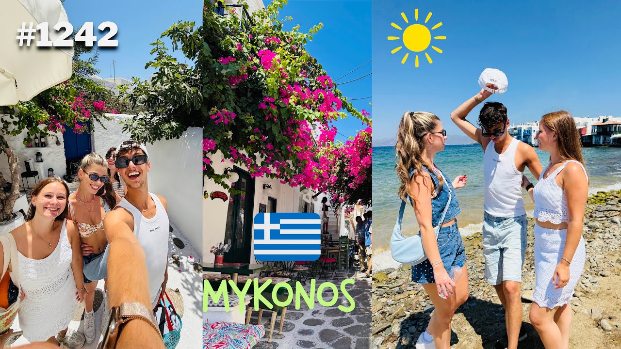 We zijn aangekomen op het geweldige Mykonos in Griekenland! #1242