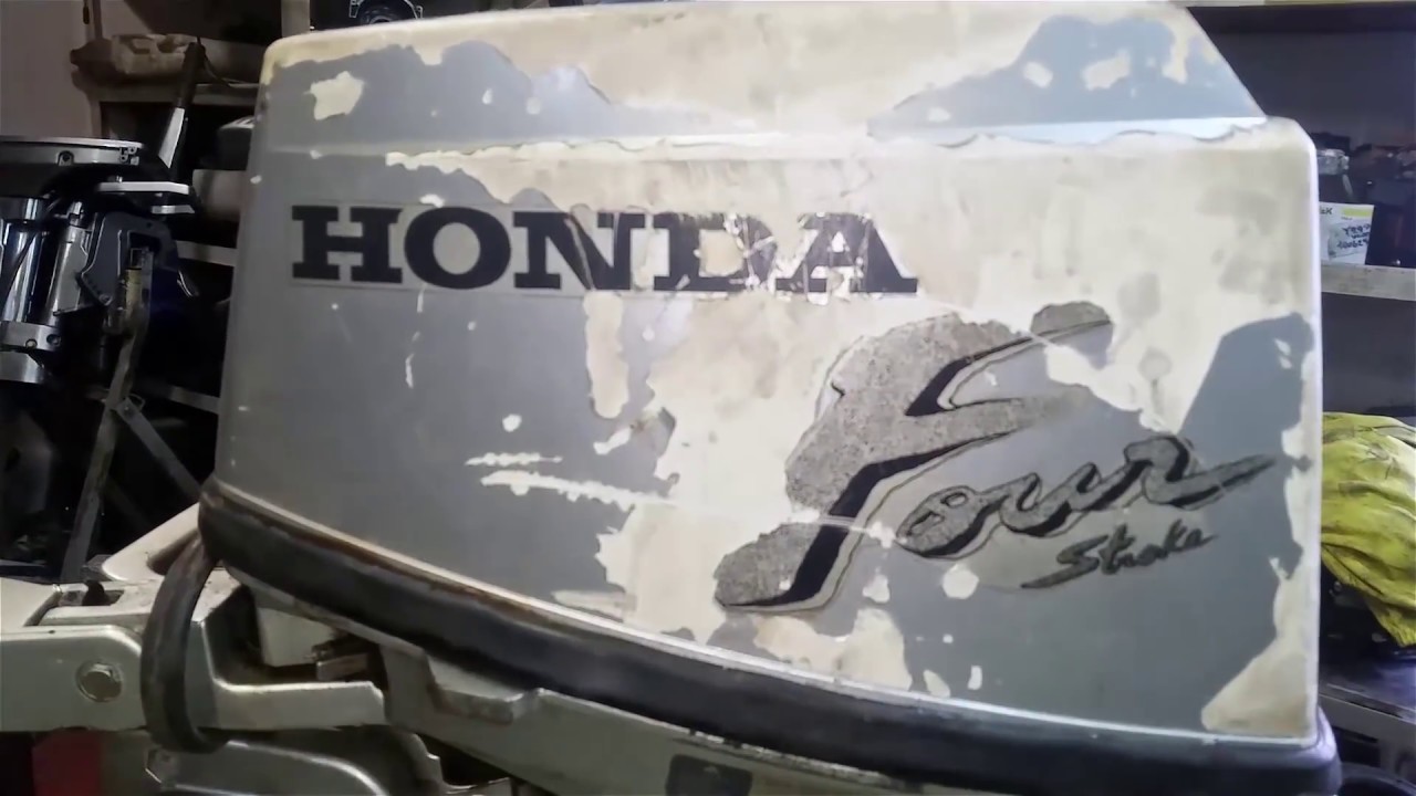 ⚙️🔩🔧Лодочный мотор HONDA 15. Укорачиваем, ремонтируем, красим.