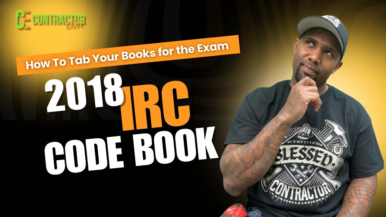 🧠 How to Tab Your General Contractor Exam Books (IRC & IBC) | Pass the GC Exam Faster!