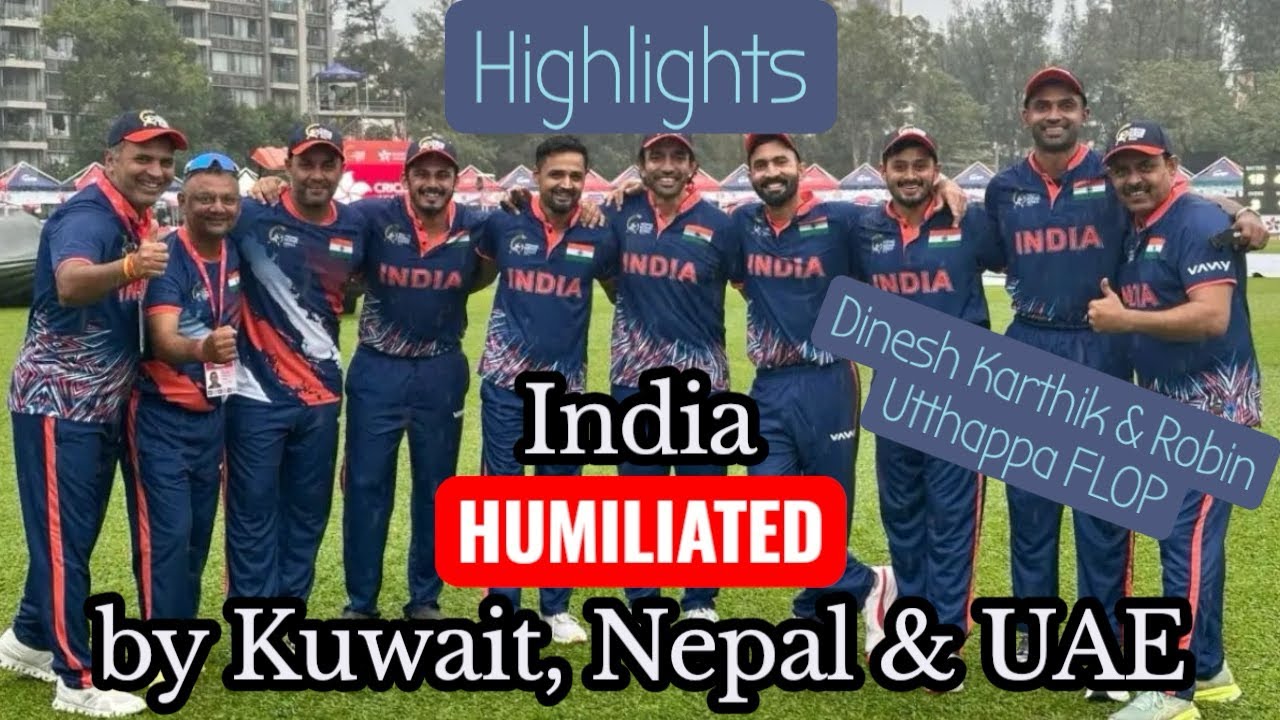 India v/s Nepal, Kuwait & UAE | Highlights | Hong Kong Sixes 2025 | Day 2 |Embarrassing losses