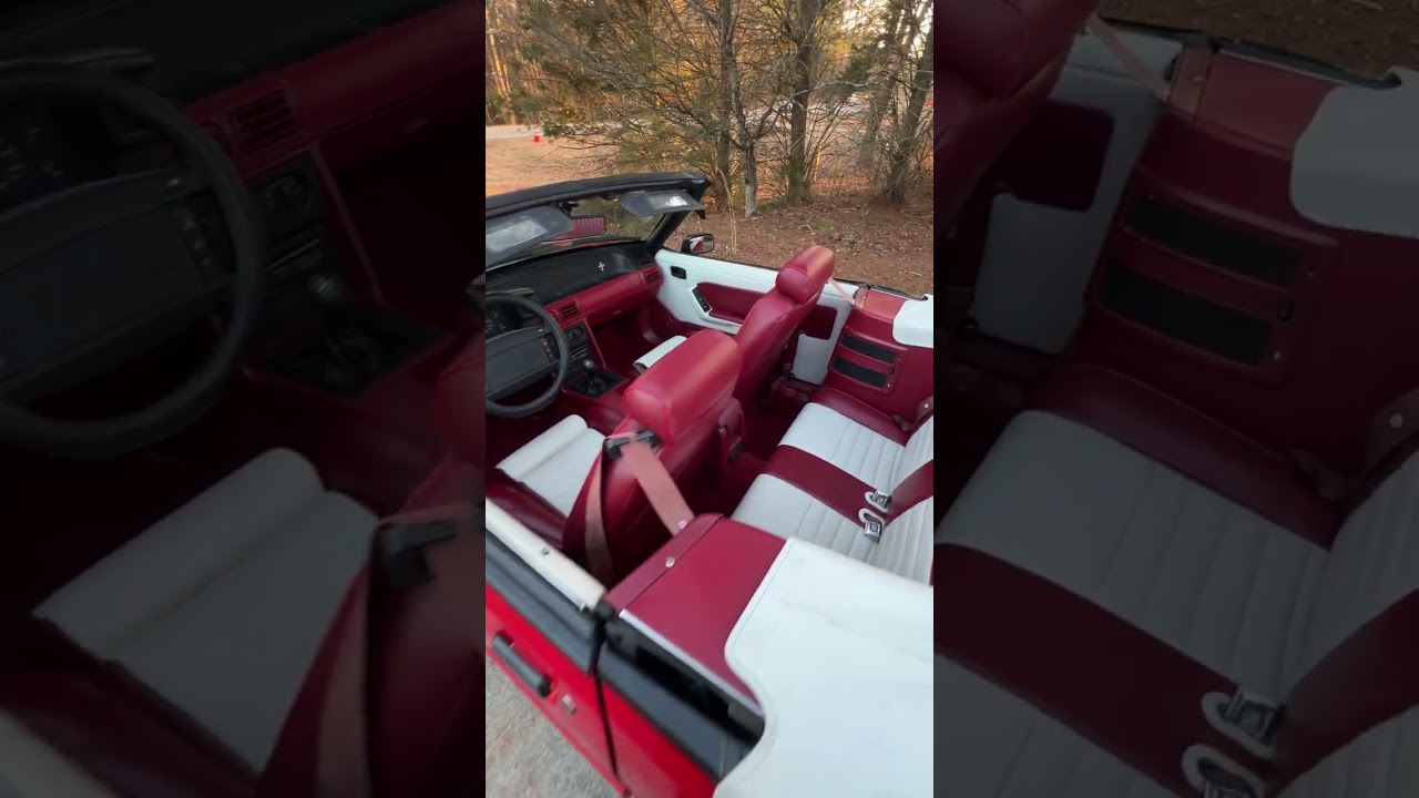 1991 Mustang GT Convertible 5.0 5spd detailed walk around ￼