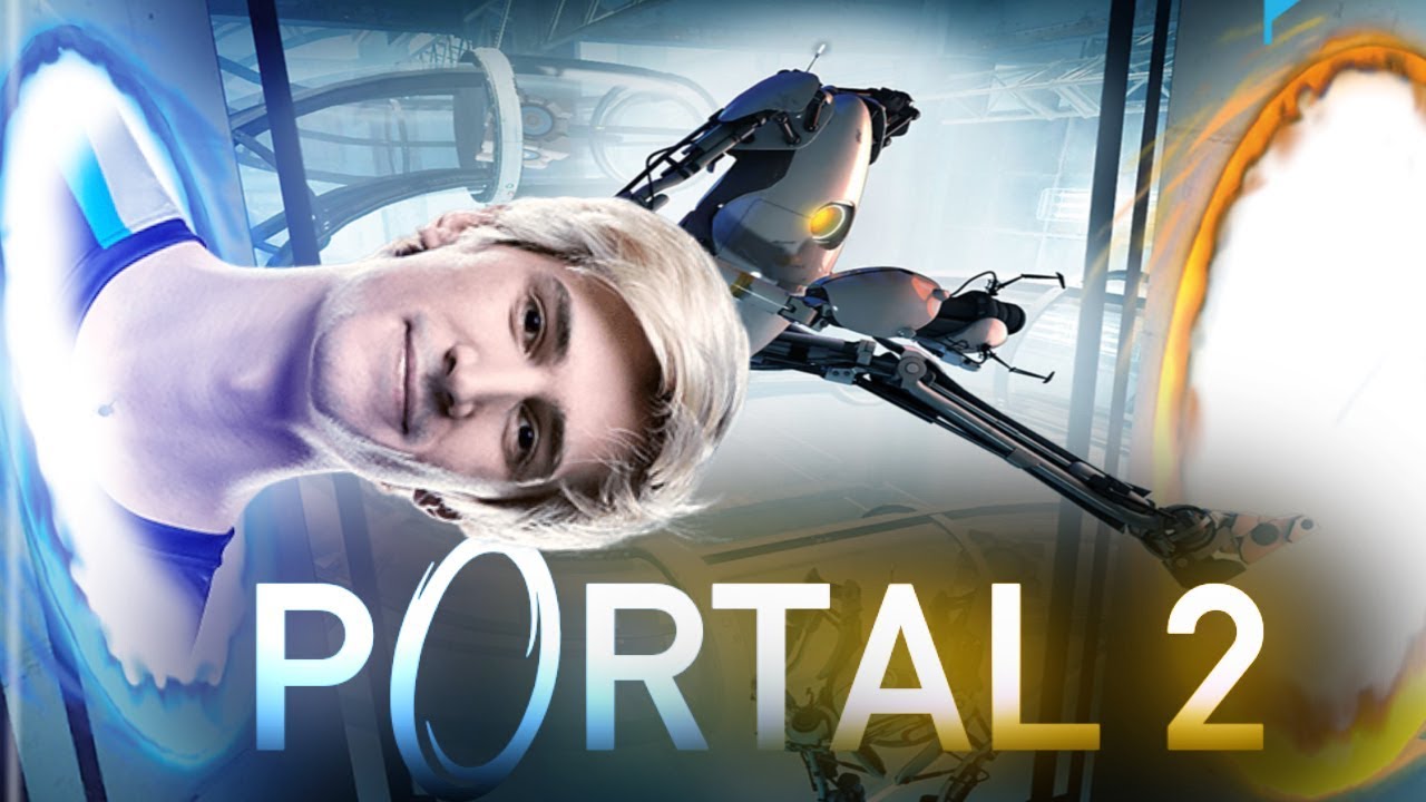 xQc Plays Portal 2 with Moxy and Chat | Part 1