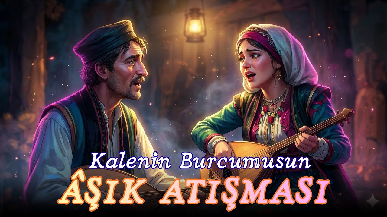 ÂŞIK ATIŞMASI | Kalenin Burcu musun? | Bağlama ile Erkek & Kadın Düet | Âşık Ferîd & Âşık Zümrâ