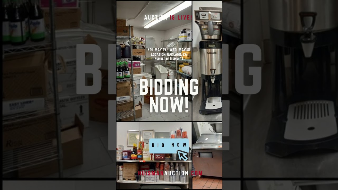 Bidding Now! Orbit Coffee Shop #2: Restaurant Equipment & More