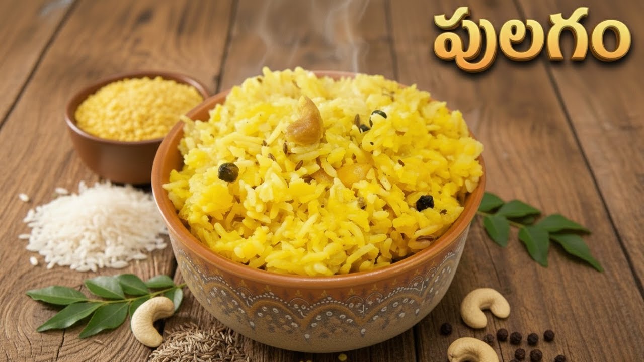 అమ్మమ్మల కాలం నాటి పులగం  | Traditional Pulagam Recipe  #pulagam #bhoji