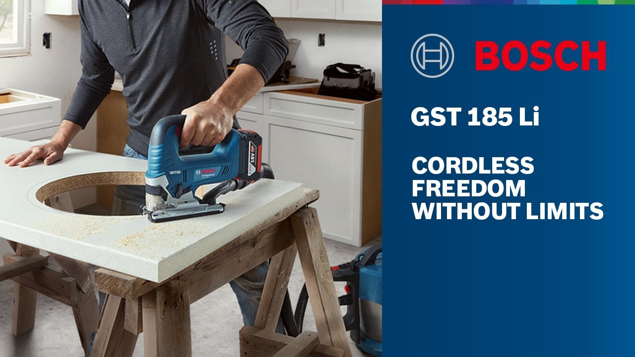 Bosch GST 185 LI Professional Cordless Jigsaw | 18V Solo Tool