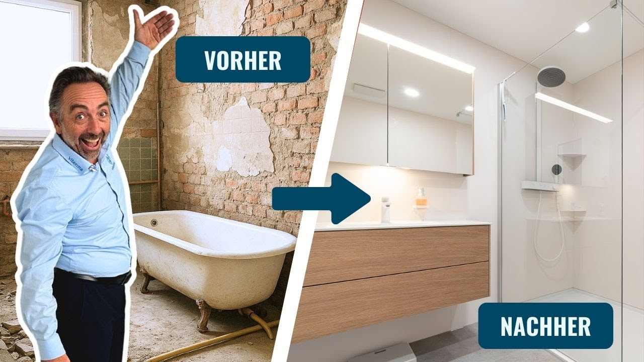 Vom Altbau zum Traumbad: Ein kompletter Badumbau mit Viterma
