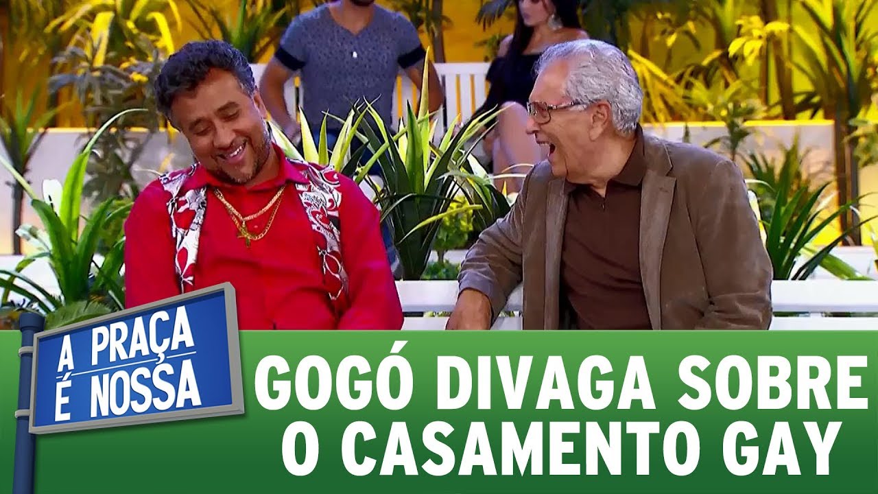 Paulinho Gogó divaga sobre o casamento gay | A Praça É Nossa (09/11/17)