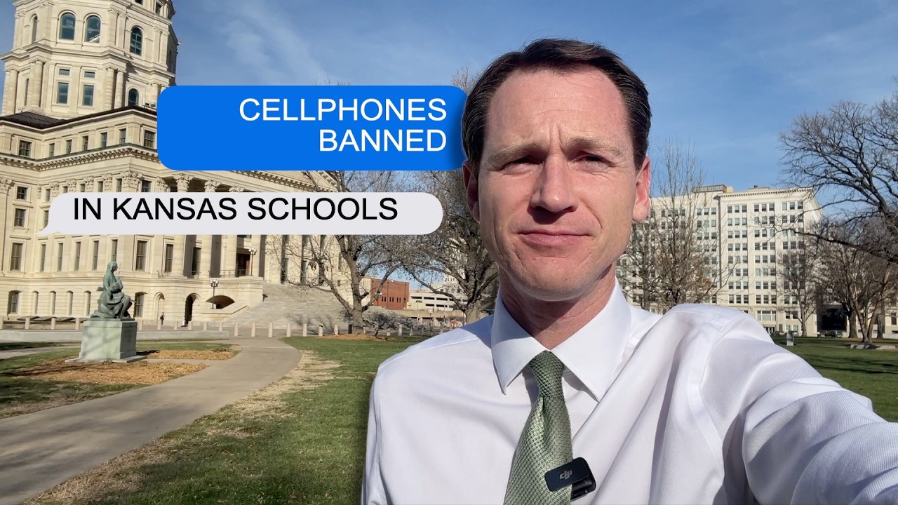 Kansas governor signs law banning cellphones in schools