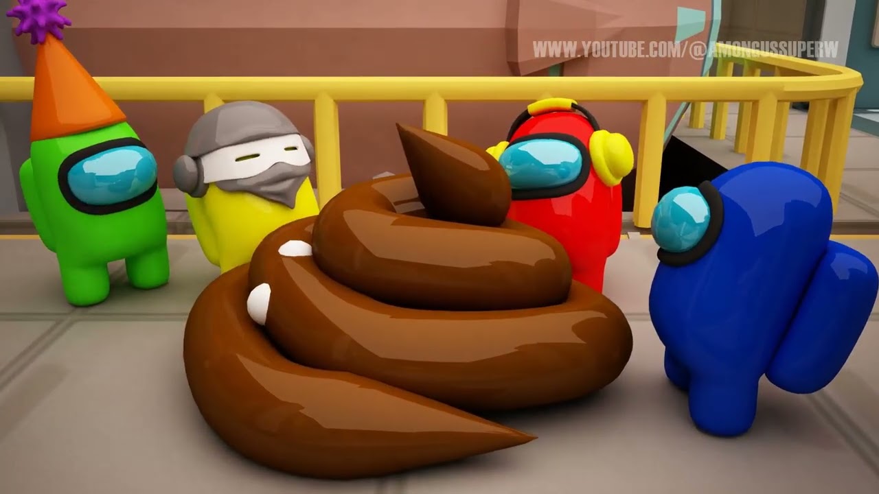 AMONG US POOP! / 012 / IMPOSTOR POOPED EVERYWHERE! / THE FUNNIEST ANIMATIONS! / 