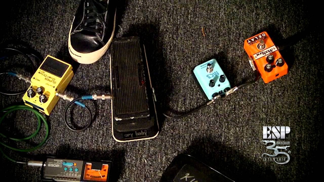 ESP Guitars: Bruce Kulick Guitar Lesson -- Pedals (Part 1/2)