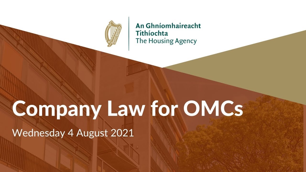 Session 4: Company Law for OMCs