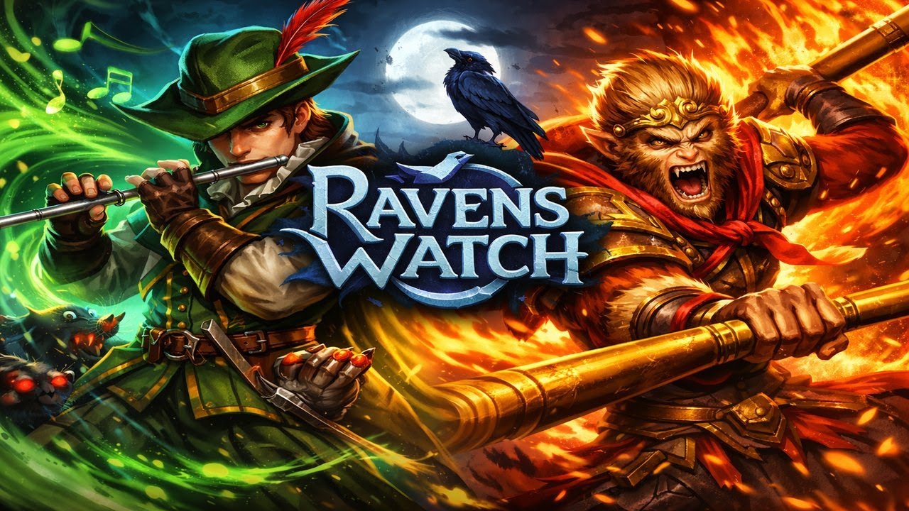 Ravenswatch  - Sun Wukong +  Pied Piper (Flautista) - MODO NIGHTMARE CONCLUÍDO