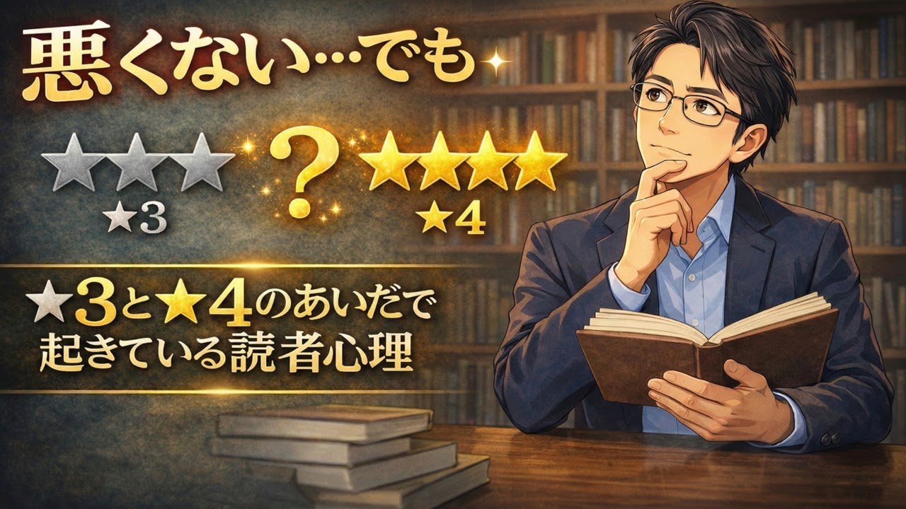 星3つ評価の裏に潜む読者の感情―評価の「中庸」に隠された真実