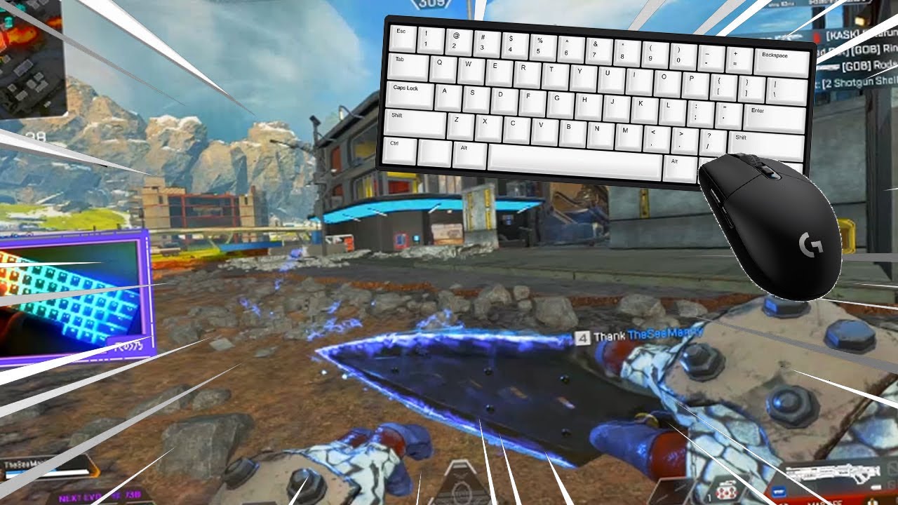 Relaxing Wraith Killstreaks😌Keyboard Sounds Lofi ASMR😴Apex Legends Kunai Heirloom Gameplay