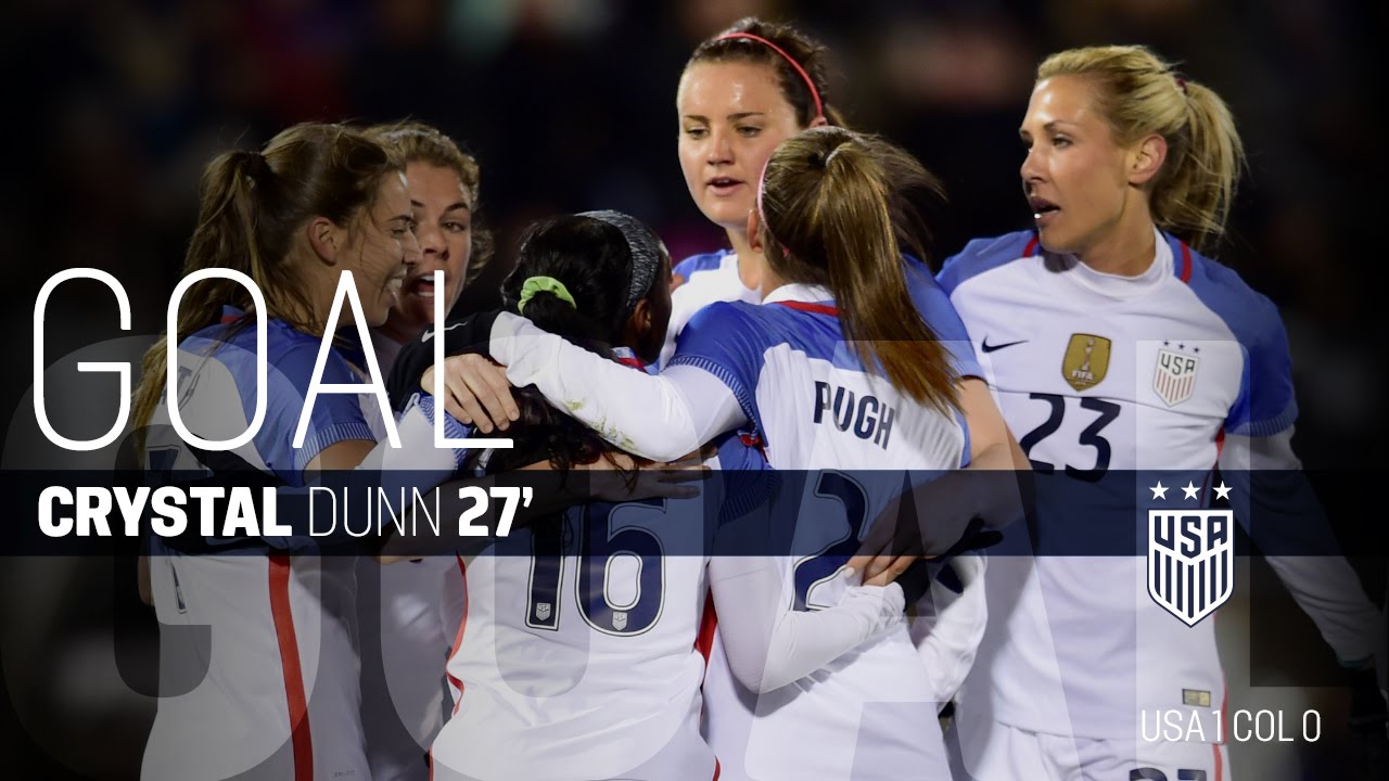 WNT vs. Colombia: Crystal Dunn Goal - April 6, 2016
