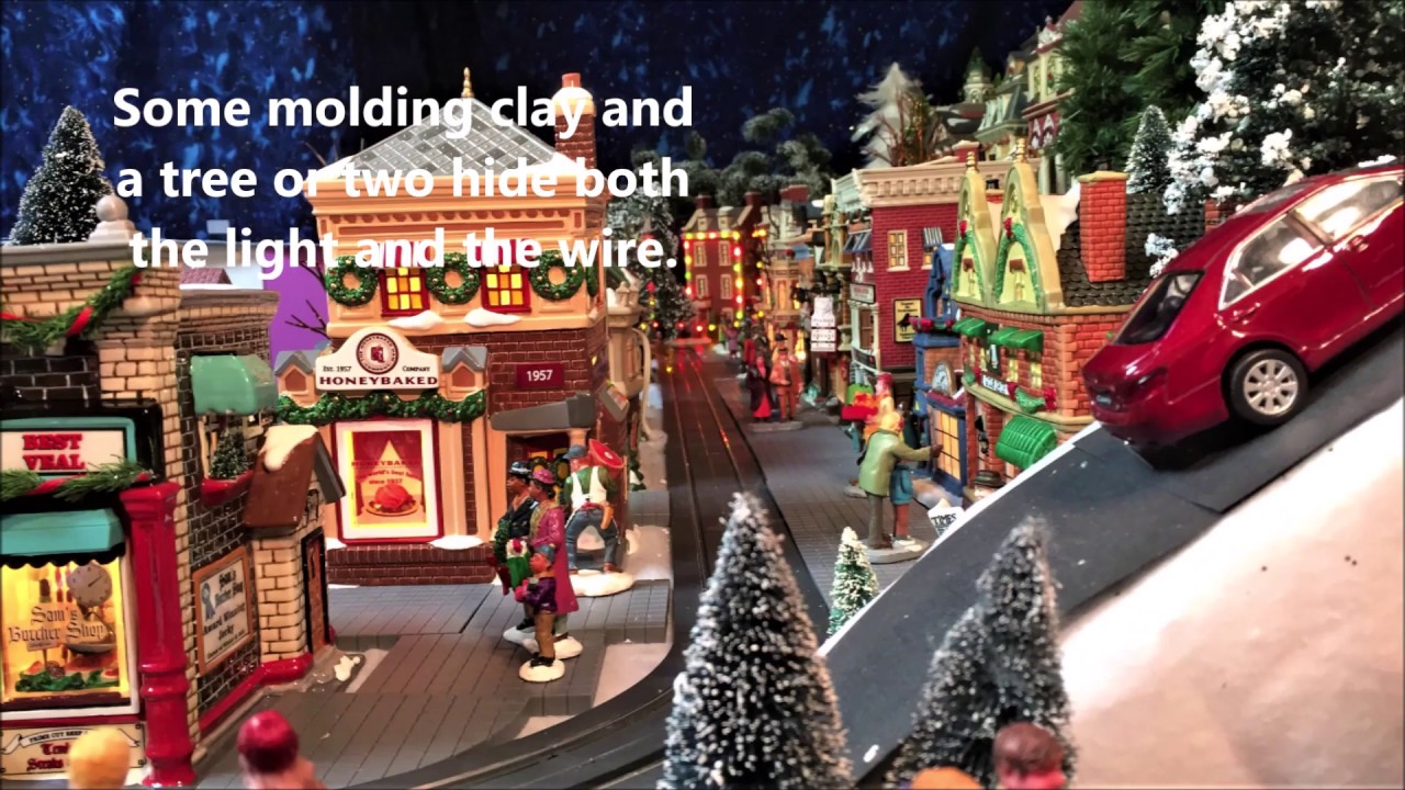 How to Construct a Christmas Village