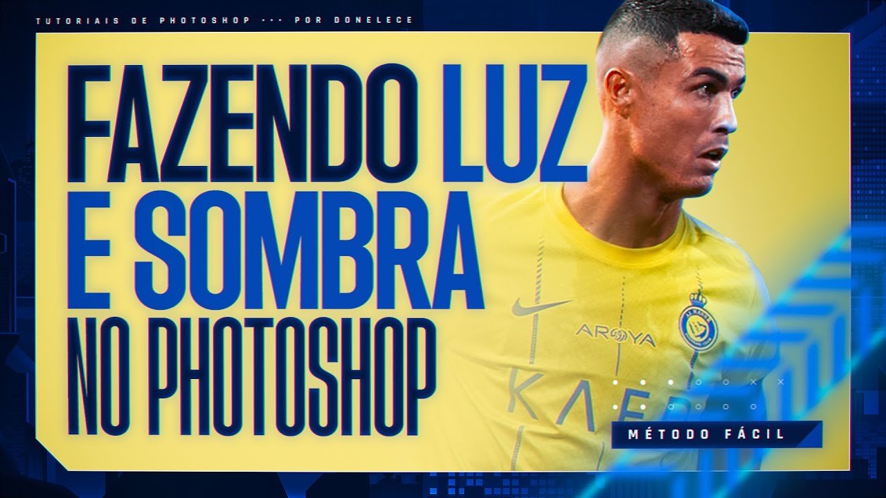 Fazendo LUZ E SOMBRA no Photoshop em POUCOS MINUTOS (para INICIANTES) – Tutoriais de Design