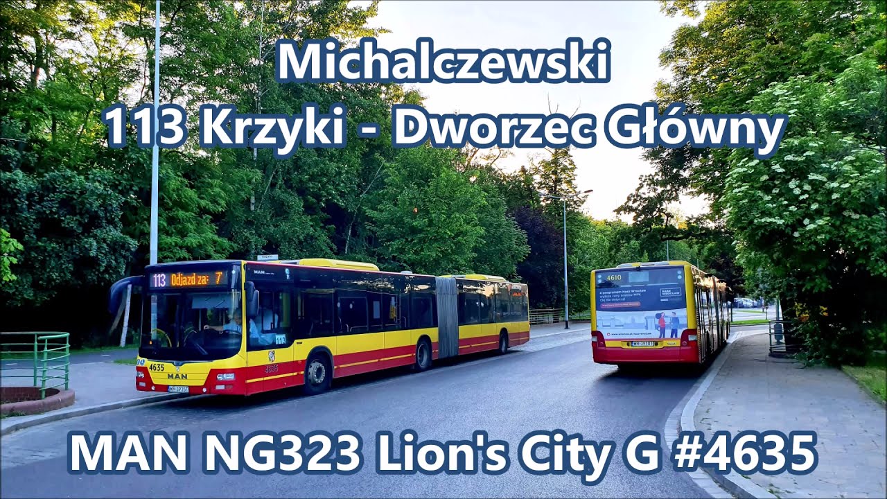 Michalczewski - linia 113, MAN NG323 Lion's City G #4635
