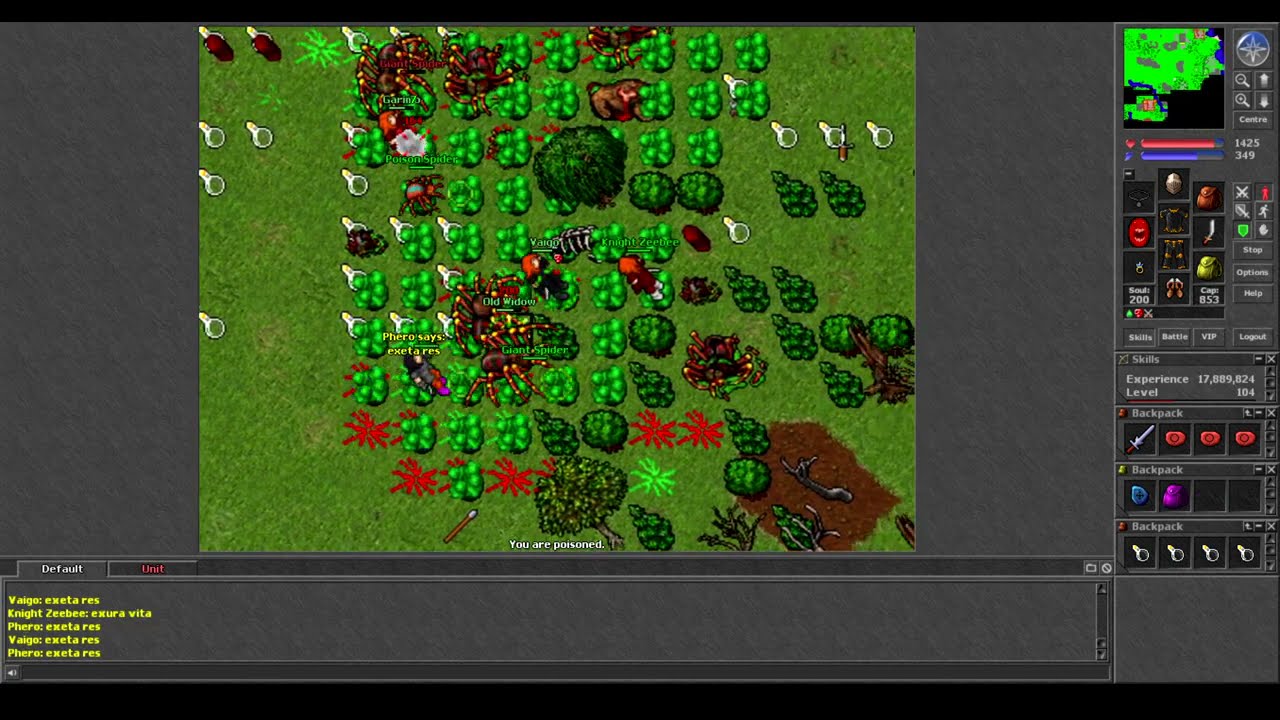 Old Tibia - Unit vs Old Widow (Titania 2006 7.6)