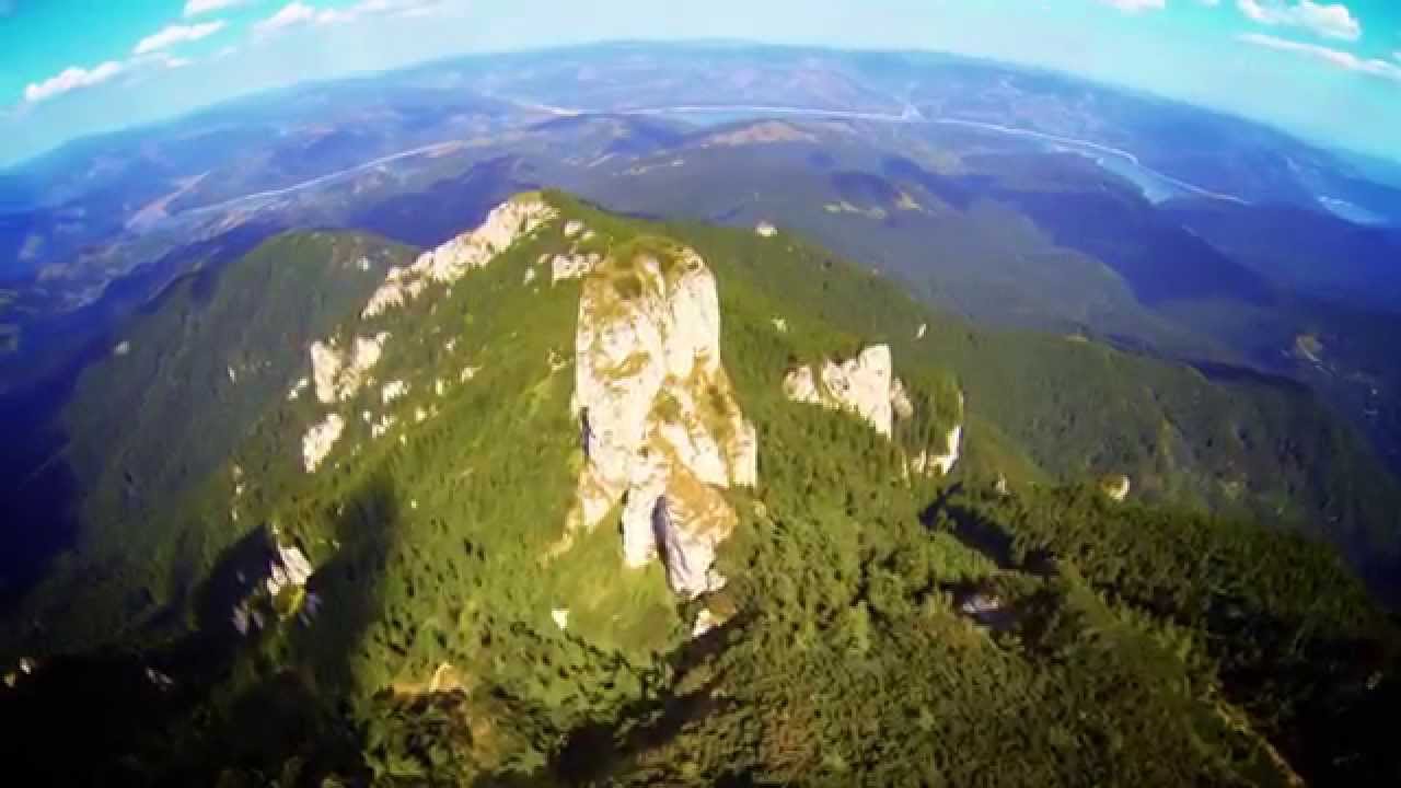 Varful Toaca, Masivul Ceahlau - filmare aeriana