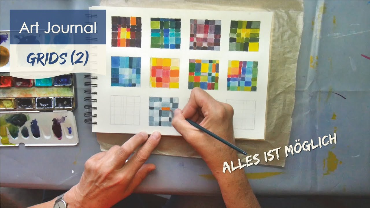 Art Journal Grids (2): Ein paar Beispiele und ihre Entstehung