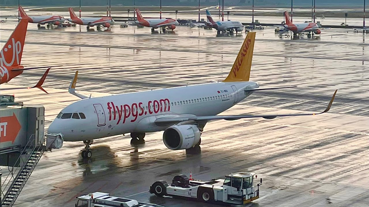 Airbus A320neo | Pegasus Airlines | Берлин (BER) — Анталья (AYT) | Полный Полёт | 4К
