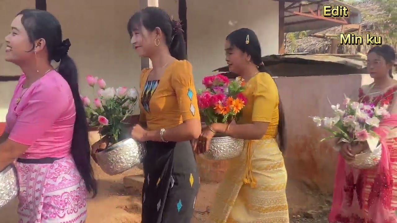 အလှူတော်မင်္ဂလာ#ပေပင်ကုန်းကျေးရွာ နတ်မောက်မြို့နယ်