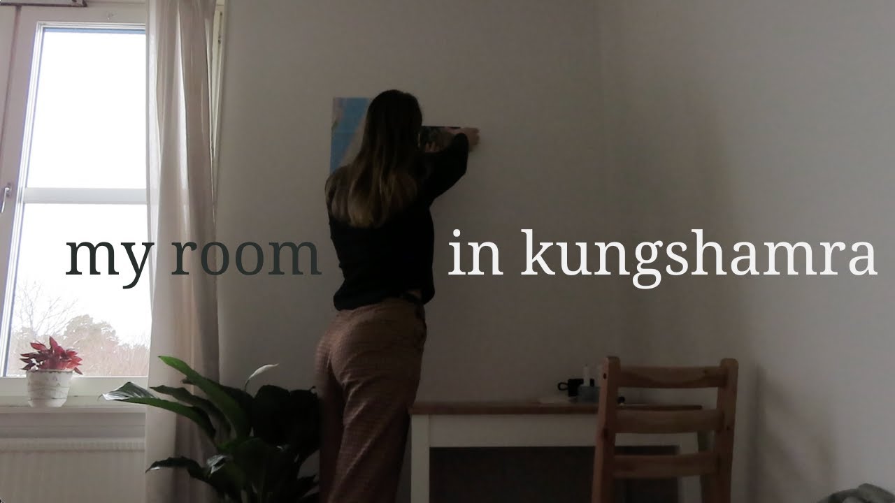 my room in kungshamra (moving vlog)